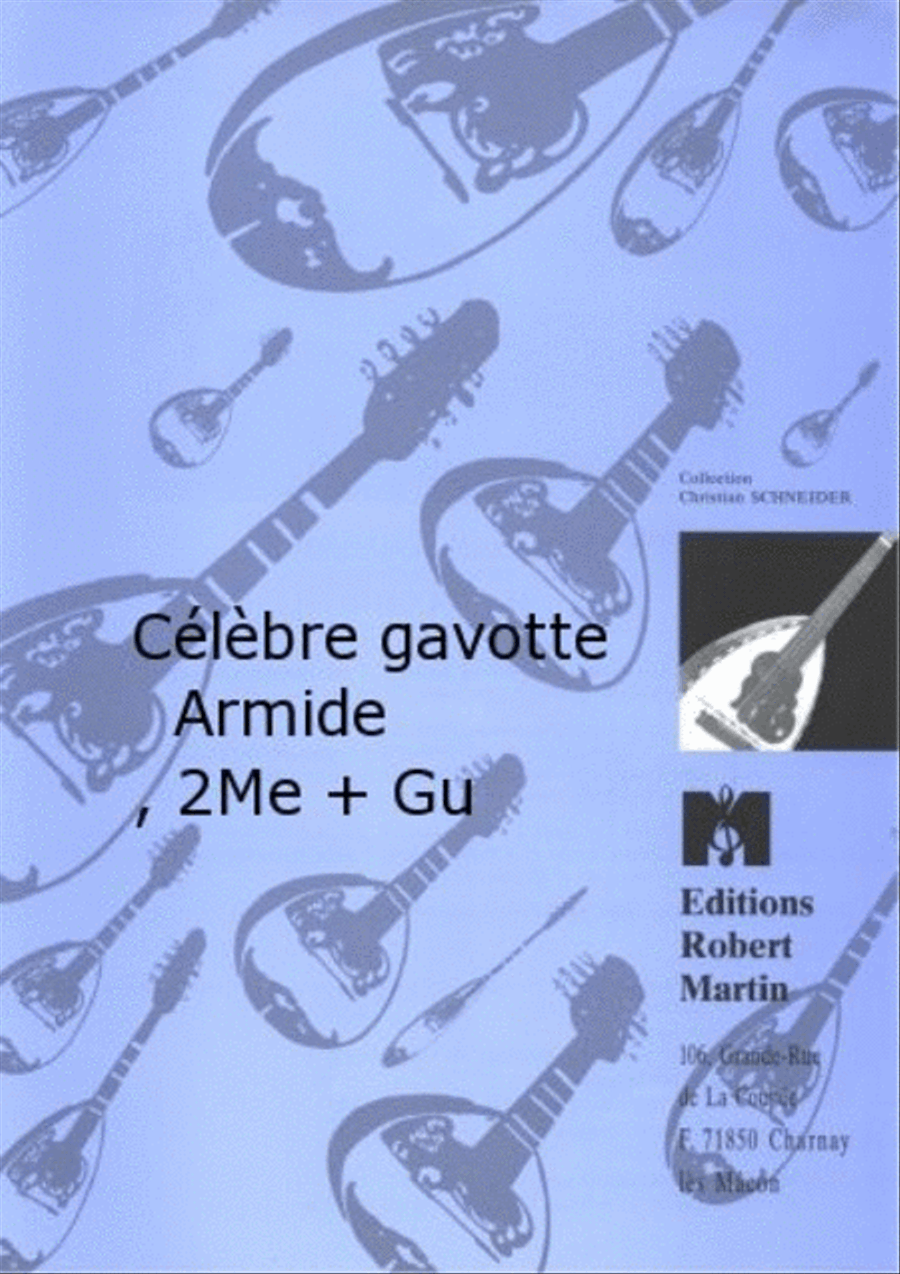 Célèbre gavotte armide Mandolin scores gallery preview page 1