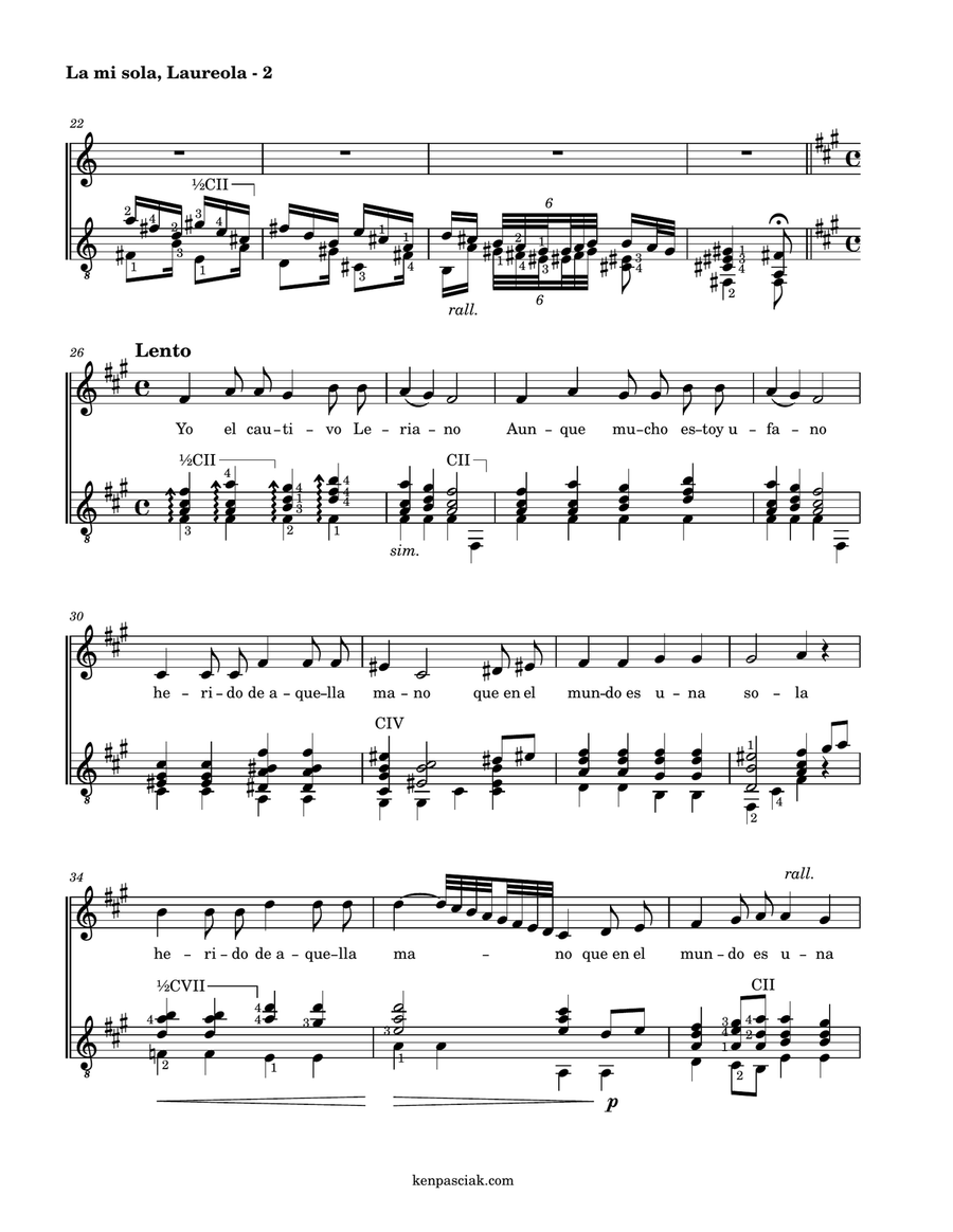 Spanish Songs for Voice and Guitar (Obradors) Chamber Music scores gallery preview page 5