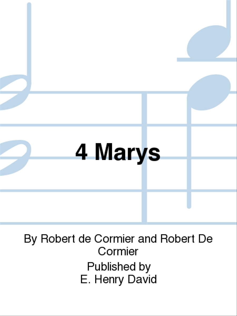 4 Marys 4 Marys SSA scores gallery preview page 1
