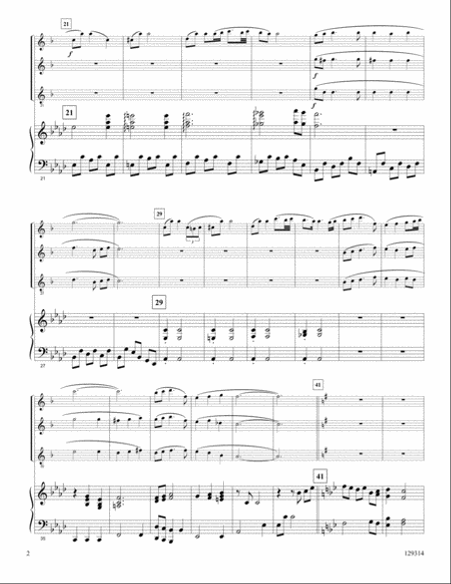 A Servant's Heart Woodwind Trio scores gallery preview page 2