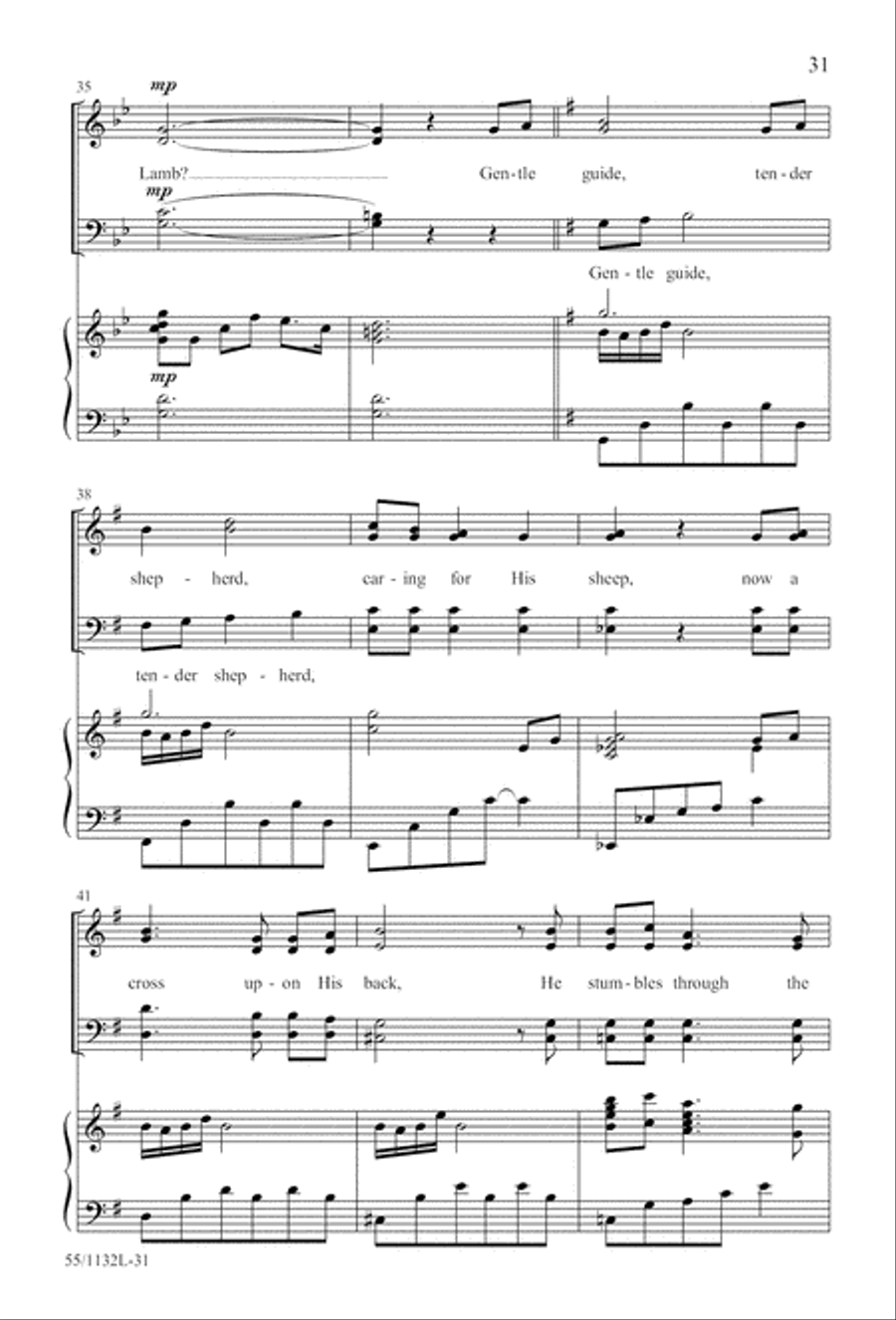 Journey to the Cross 4-Part scores gallery preview page 31