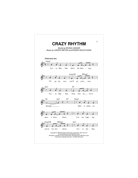 Crazy Rhythm