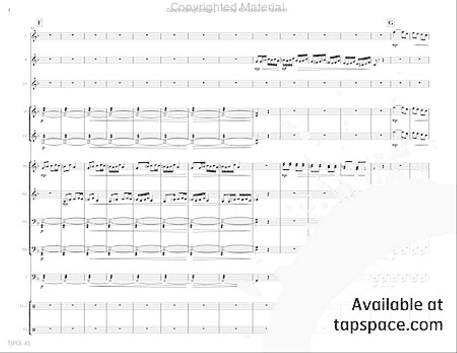 Dance of the Tumblers Percussion Ensemble scores gallery preview page 7