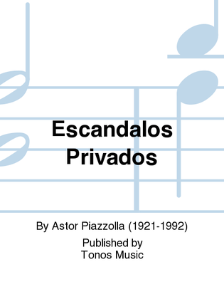 Book cover for Escandalos Privados