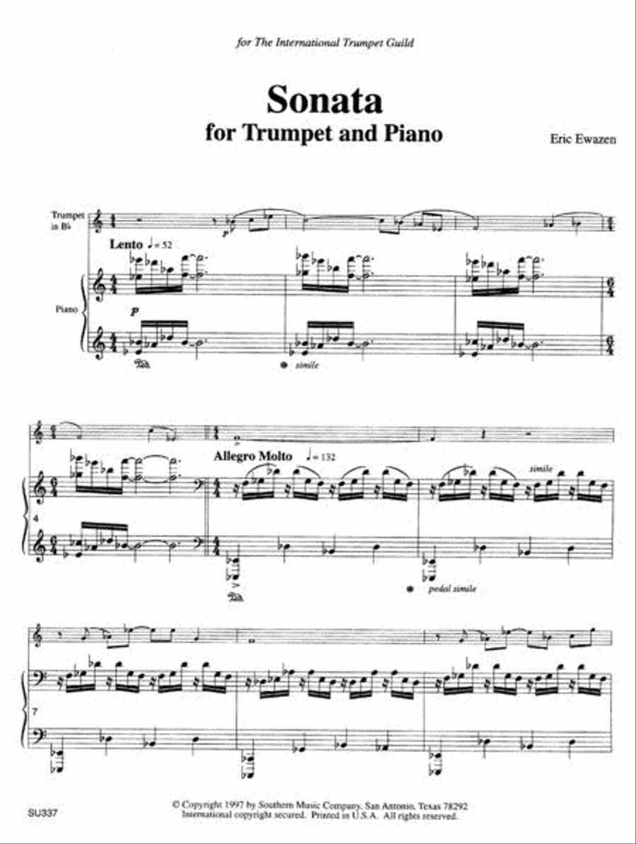 Sonata for Trumpet and Piano