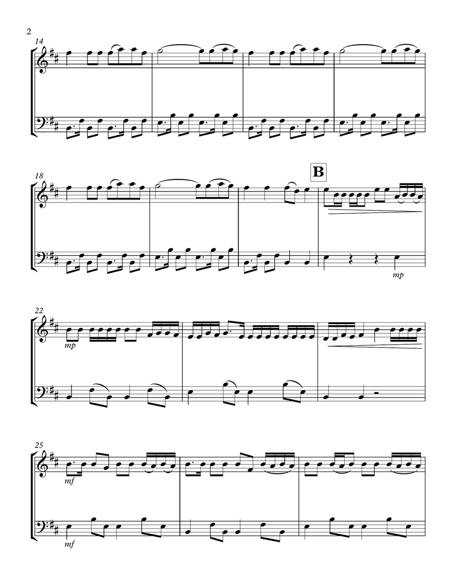 Te Bote Remix String Duet scores gallery preview page 2