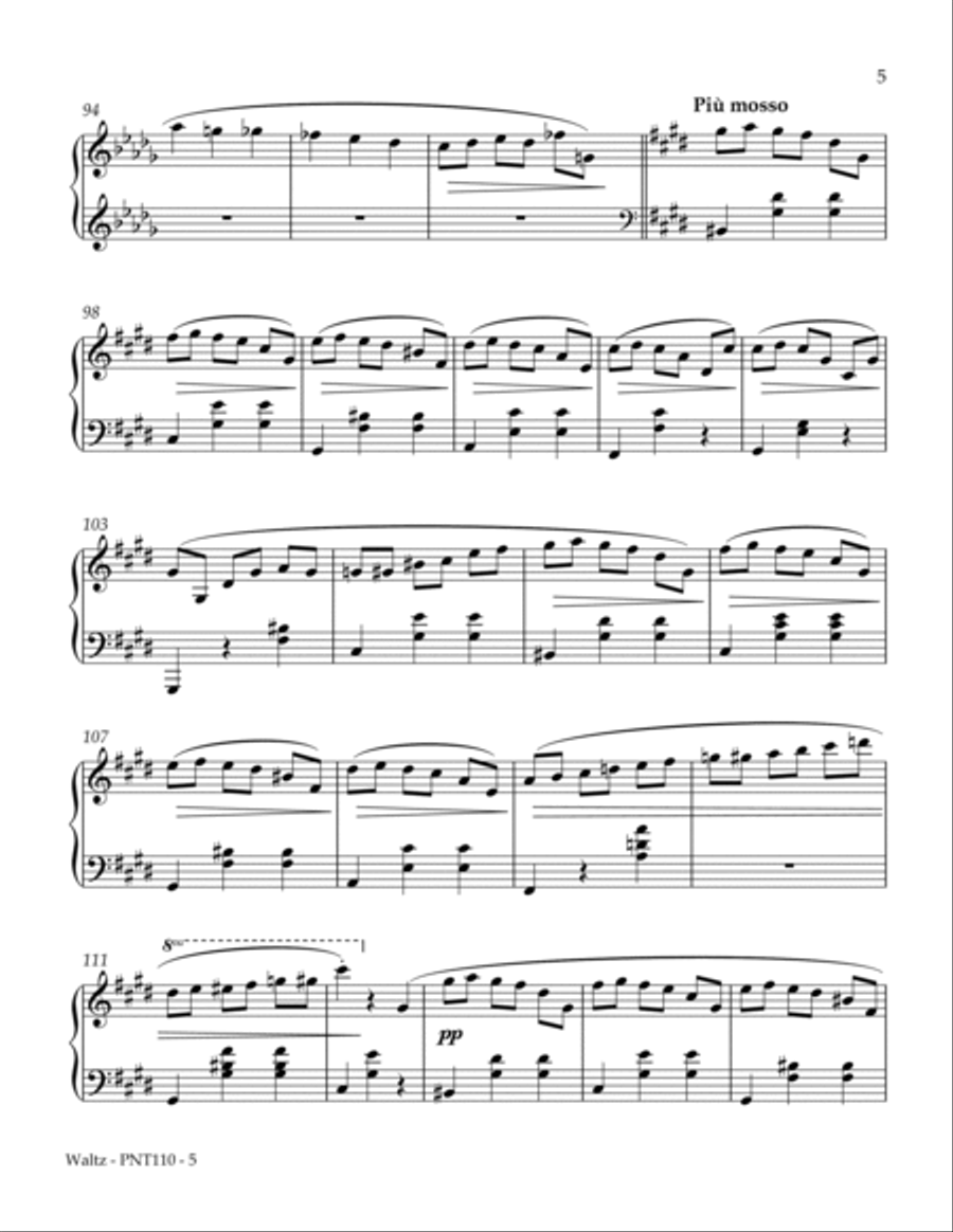 Waltz in C# minor, Opus 64, No 2 Piano Method scores gallery preview page 5