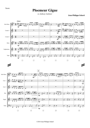Ploemeur Gigue (Brand Band Quintet) - Score + Parts