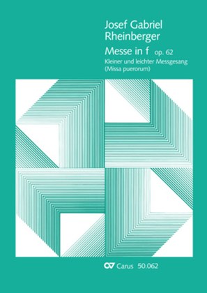 Book cover for Mass in F Minor (Missa in f)