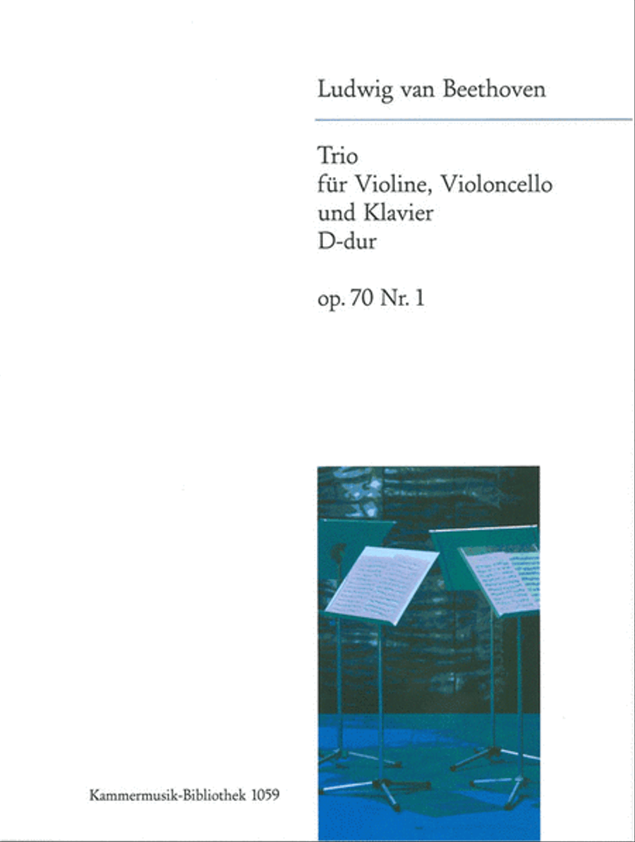 Piano Trio in D major Op. 70/1 Piano Trio scores gallery preview page 1
