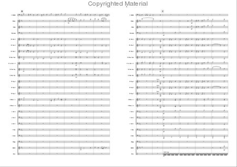 Auld Lang Syne Concert Band scores gallery preview page 3