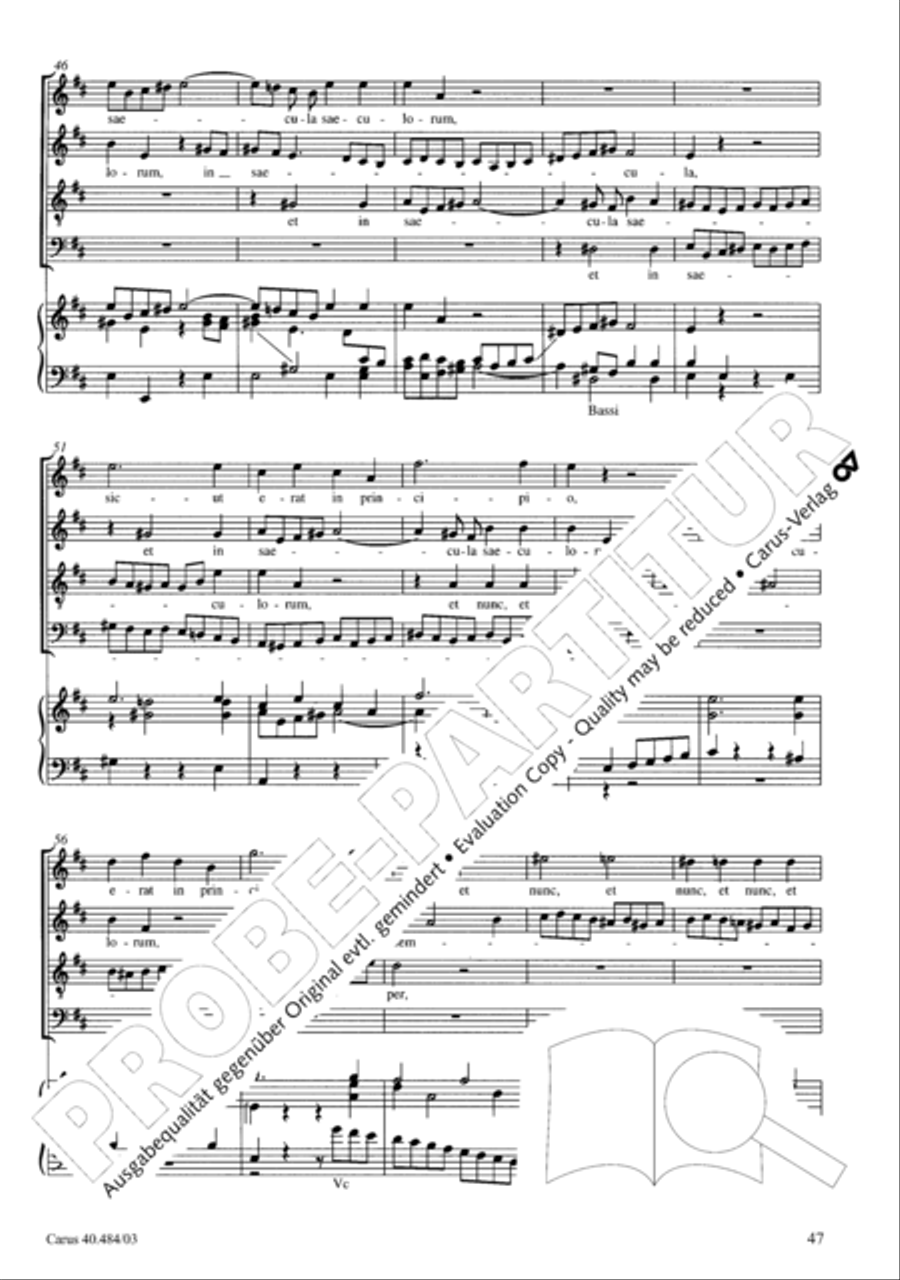 Magnificat in D Magnificat in D ATB scores gallery preview page 48