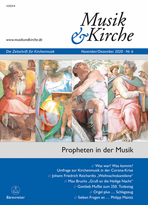 Musik & Kirche, Heft 6/2020