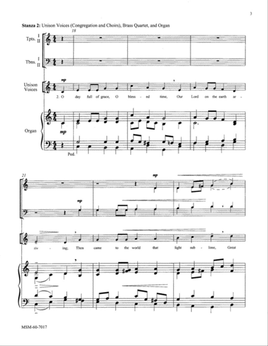 O Day Full of Grace Choir scores gallery preview page 3