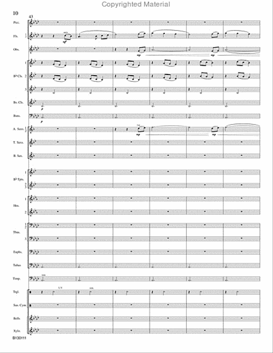 Holiday Prelude Holiday Prelude Concert Band scores gallery preview page 11