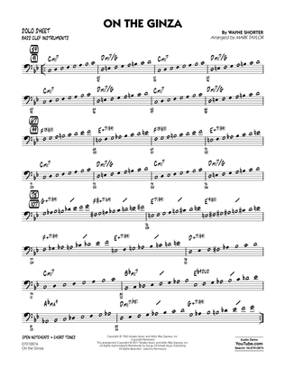 On The Ginza - Bass Clef Solo Sheet