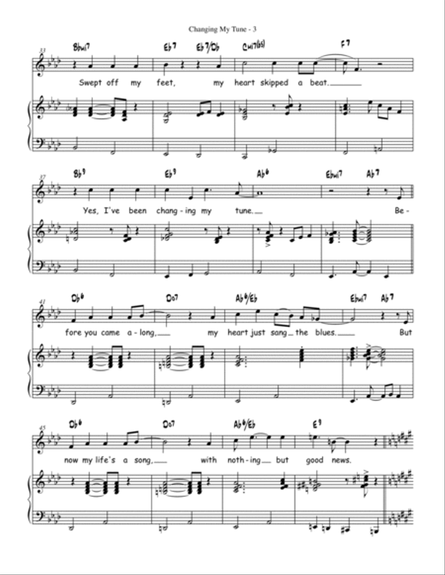 Changing My Tune Voice scores gallery preview page 3
