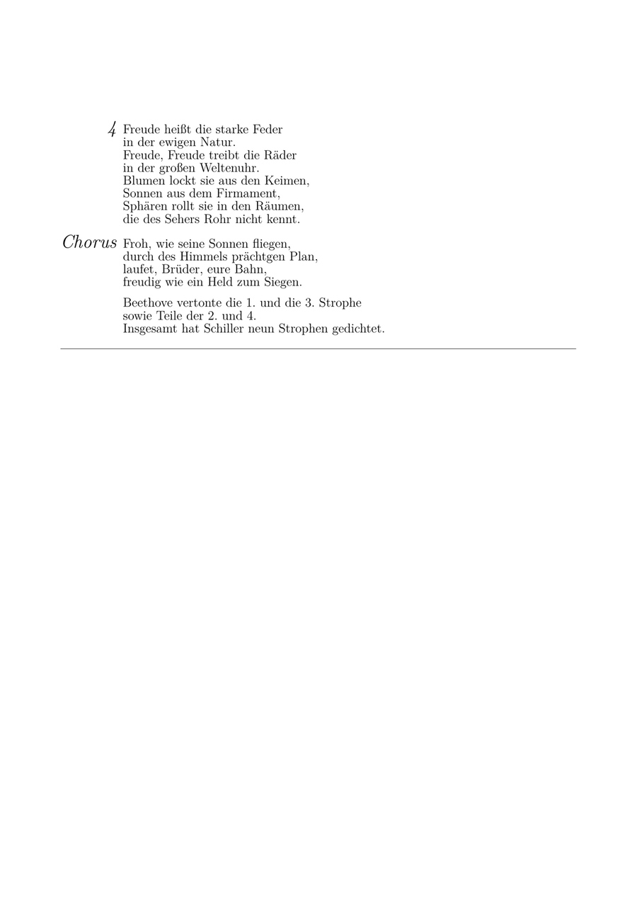 Ode an die Freude (Beethoven, Europahymne) Piano Solo scores gallery preview page 4