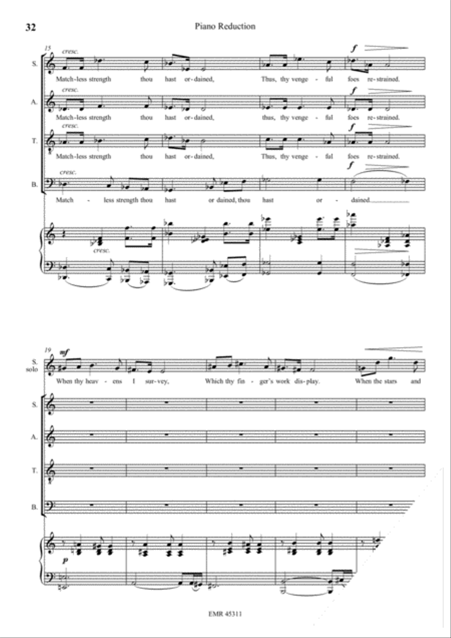 The Song Of Man The Song Of Man 4-Part scores gallery preview page 10