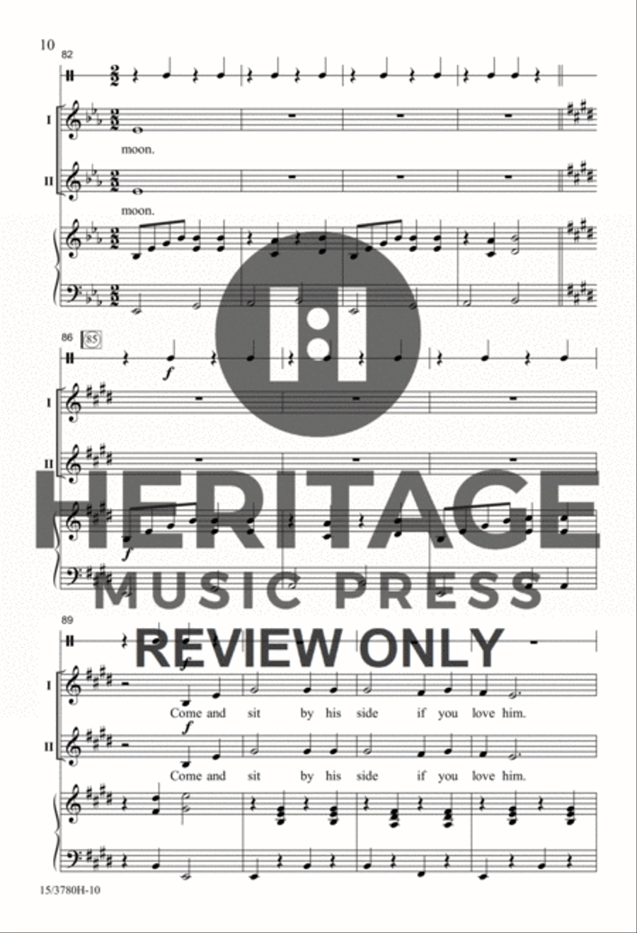 Folk Songs from the American West 2-Part scores gallery preview page 8