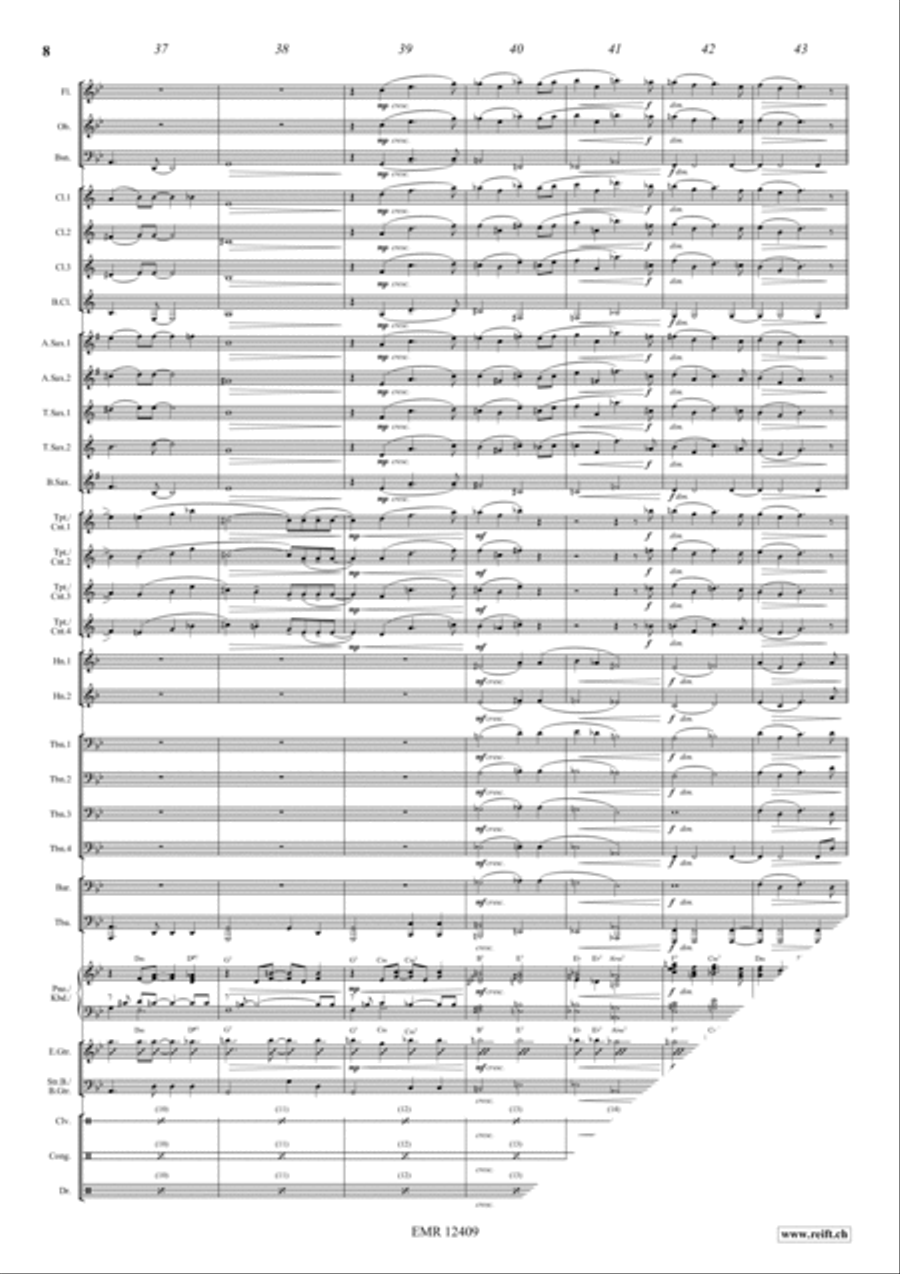 Remind Me Concert Band scores gallery preview page 8