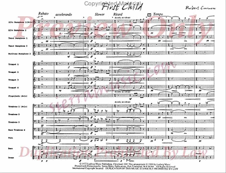 First Child Jazz Ensemble scores gallery preview page 2