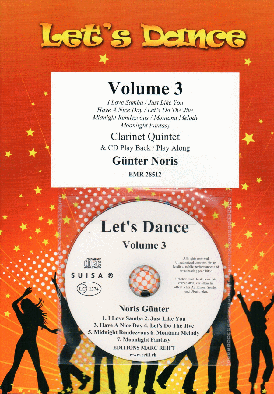 Let's Dance Volume 3 Clarinet Quintet scores gallery preview page 1