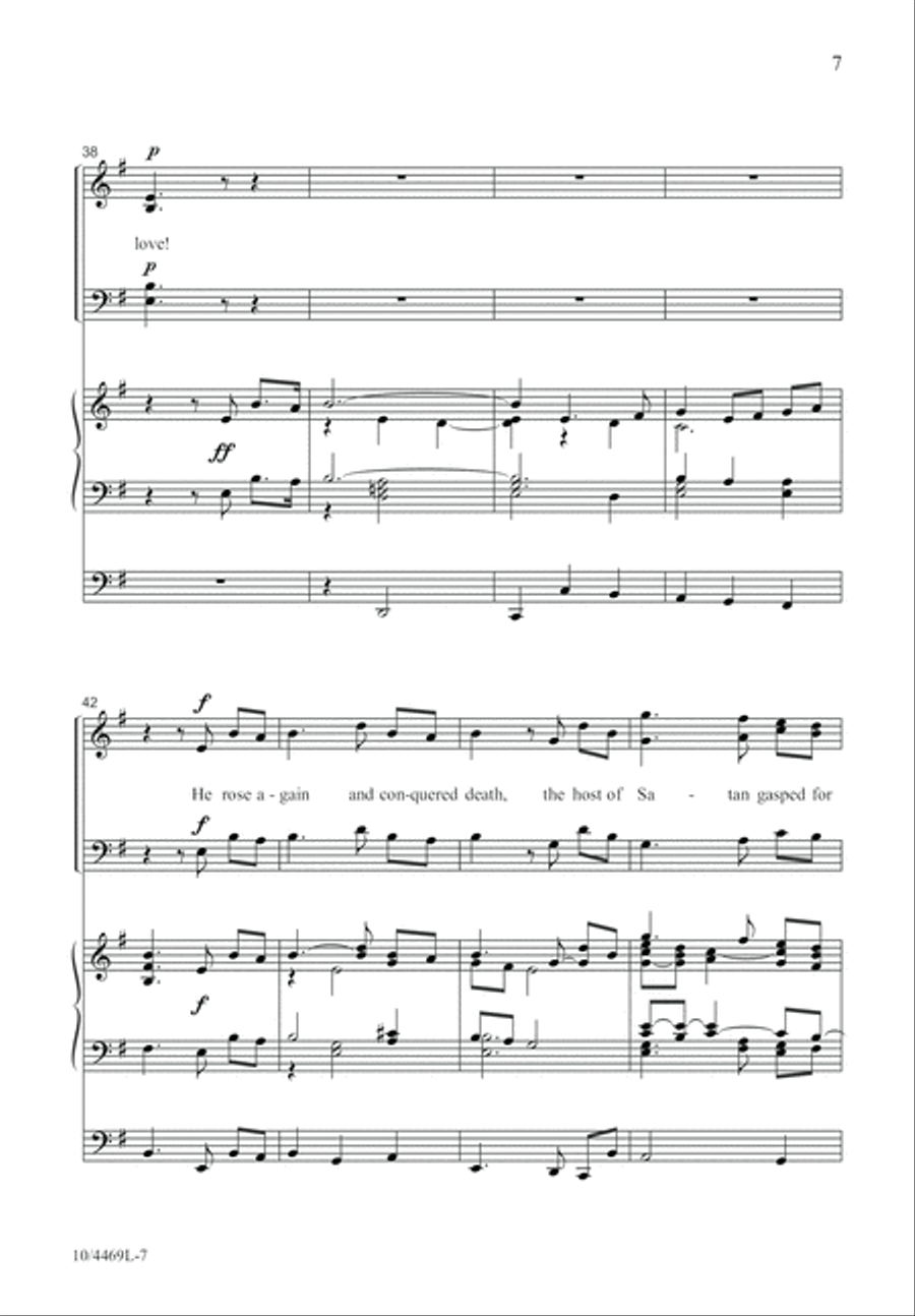 Deepest Mystery of Love 4-Part scores gallery preview page 8