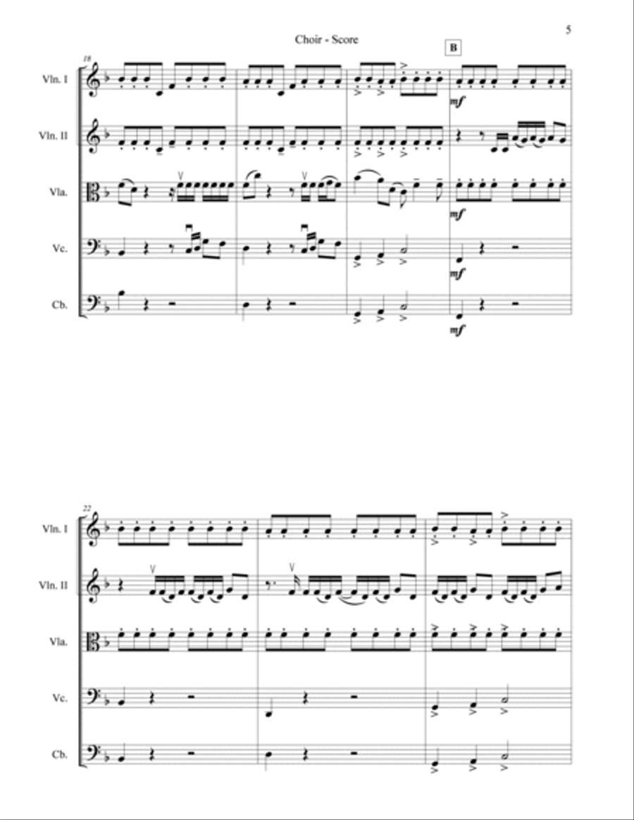 Choir Choir scores gallery preview page 5