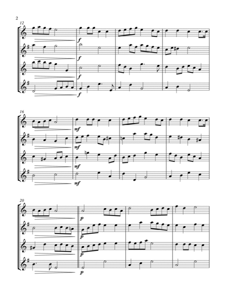 Hatikvah (Saxophone Quartet) image number null