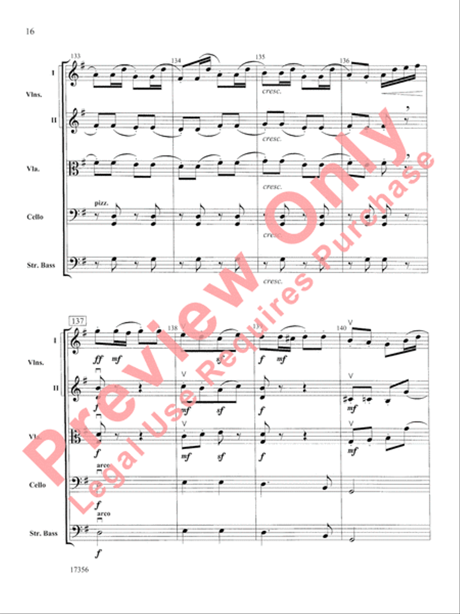 Alla Tchaikovsky String Orchestra scores gallery preview page 17