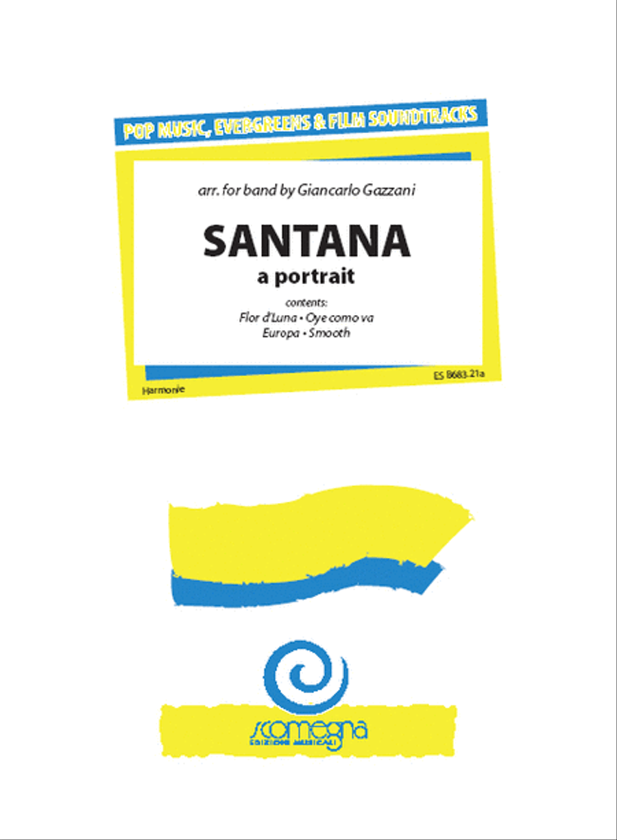 Santana, a Portrait Santana, a Portrait Concert Band scores gallery preview page 1
