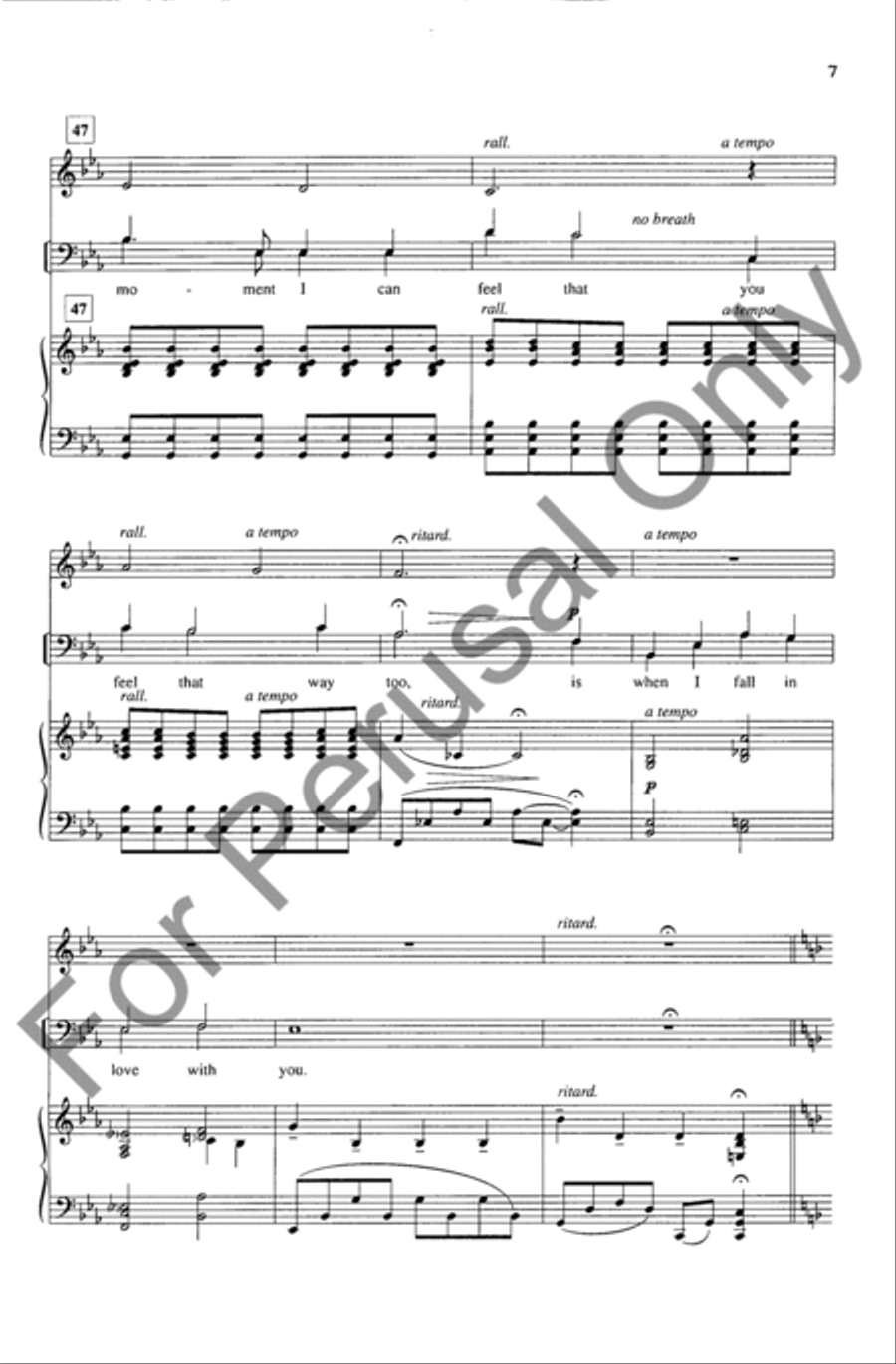 When I Fall In Love TTBB scores gallery preview page 7