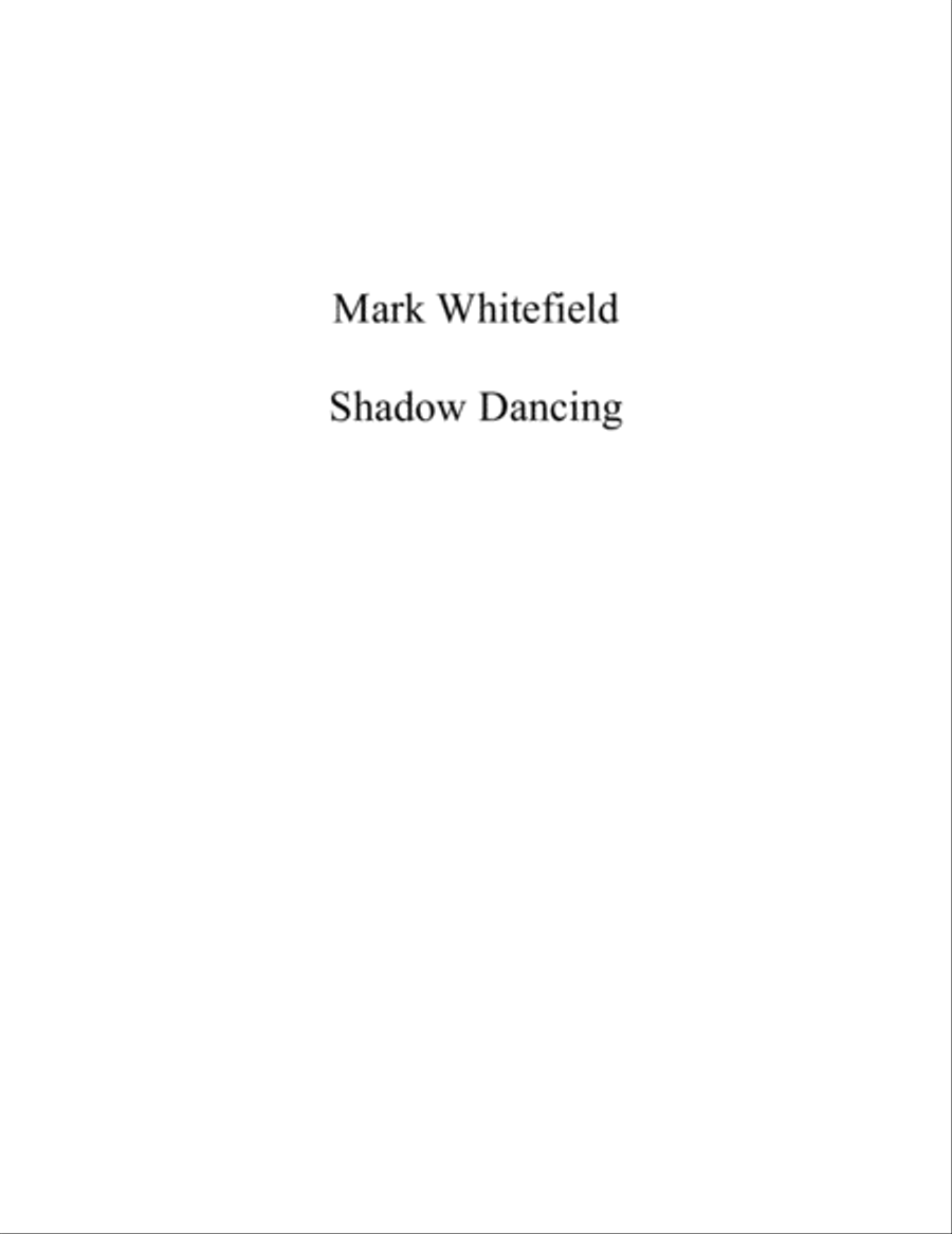 Shadow Dancing Small Ensemble scores gallery preview page 1