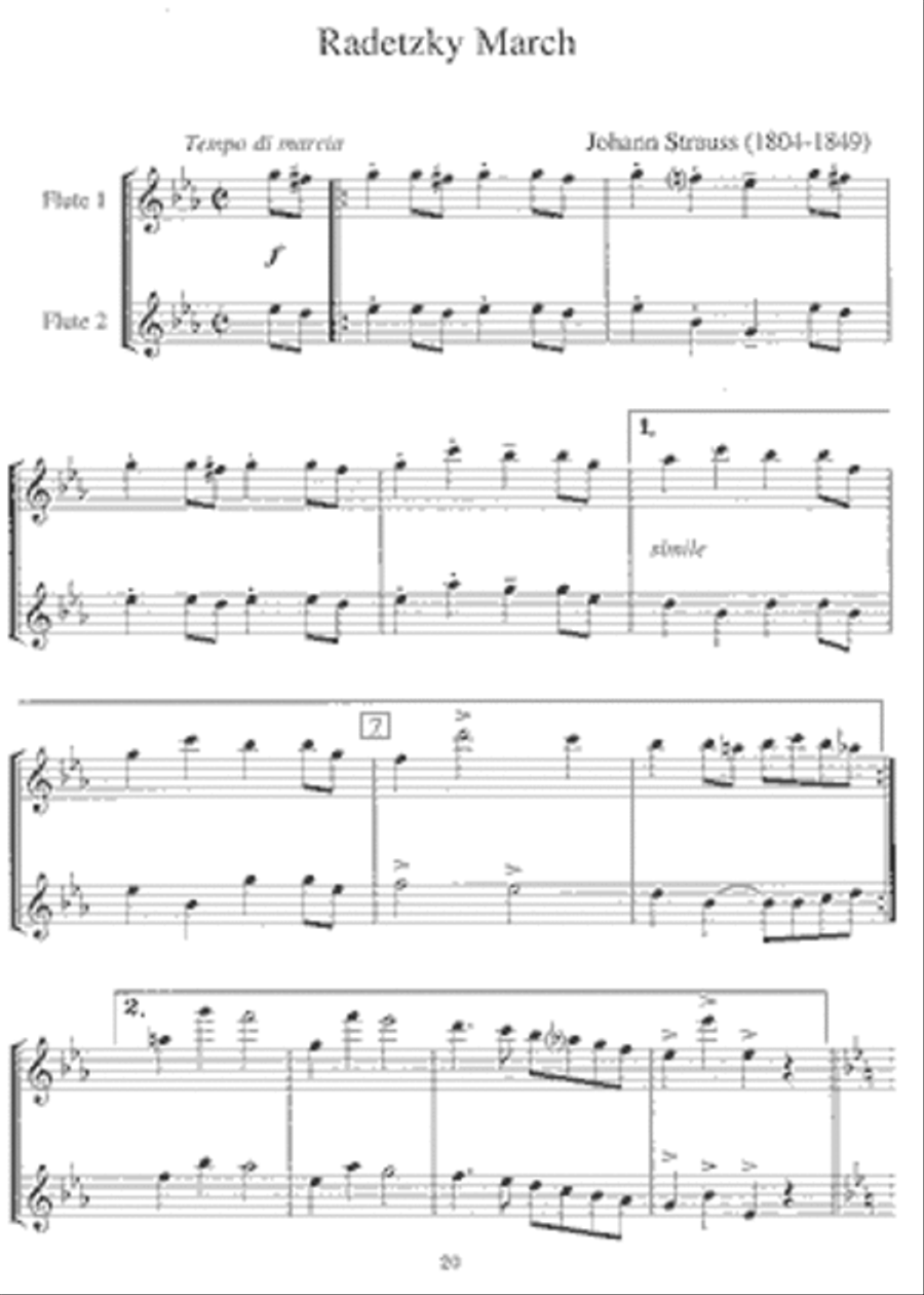 Easy Classics for Flute - with Piano Accompaniment Flute scores gallery preview page 3