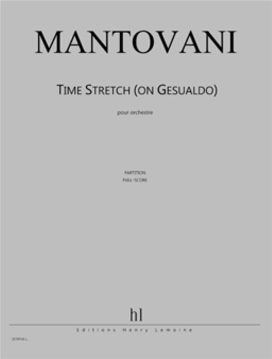 Time Stretch (On Gesualdo) Orchestra scores gallery preview page 1