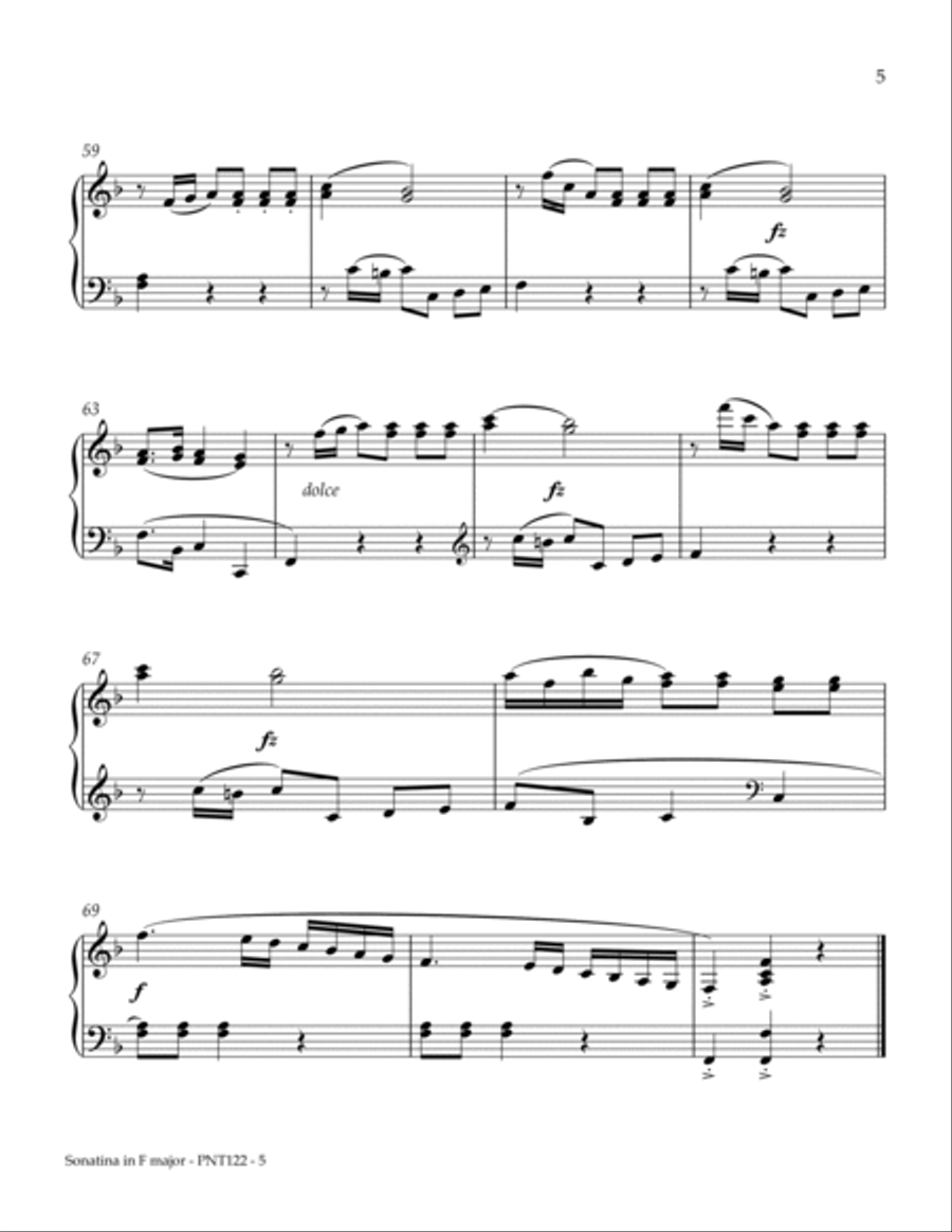 Sonatina Opus 36, Number 4 Piano Method scores gallery preview page 5