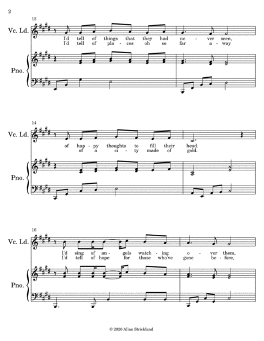 Lullaby of Hope Small Ensemble scores gallery preview page 2