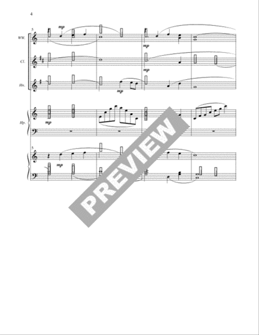 Sacred This Banquet, Holy Our Feast - Full Score and parts 4-Part scores gallery preview page 4