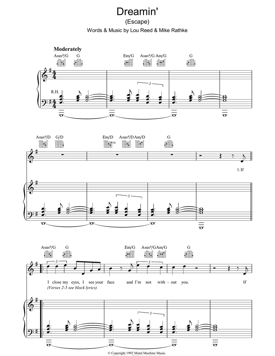 Dreamin' Guitar scores gallery preview page 1