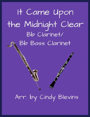 It Came Upon the Midnight Clear, Bb Clarinet and Bb Bass Clarinet Duet