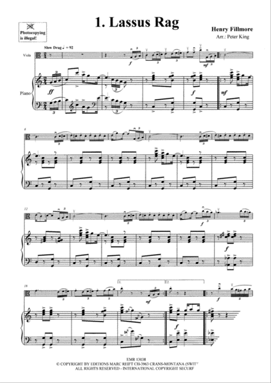 15 Rags 15 Rags Piano Accompaniment scores gallery preview page 3