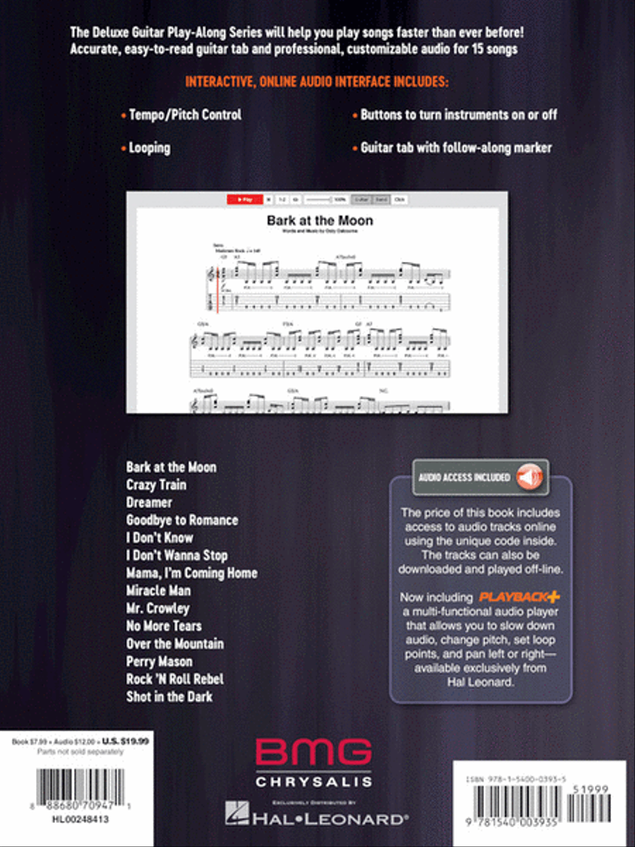 Ozzy Osbourne Electric Guitar scores gallery preview page 6