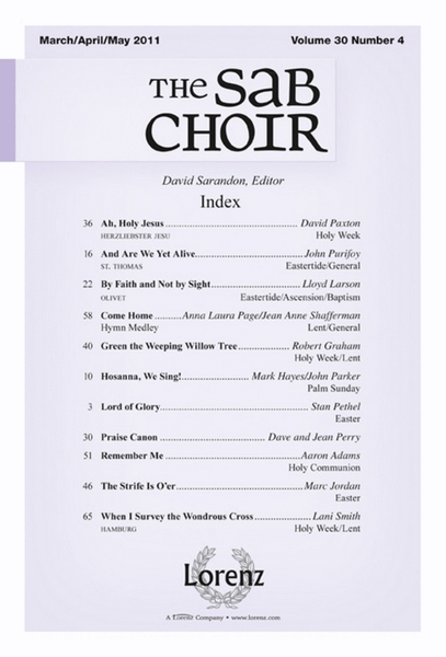 SAB Choir Mar/Apr/May 2011 - Magazine Issue