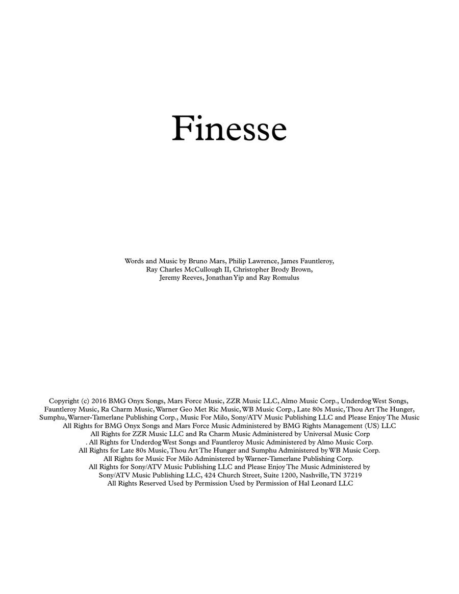 Finesse image number null