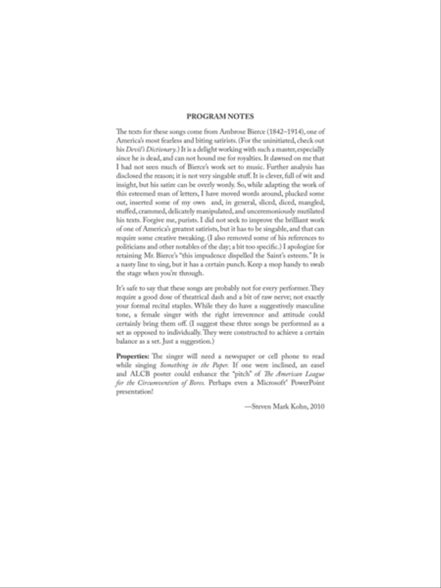 Three Impudent Arias Three Impudent Arias Medium Voice scores gallery preview page 4