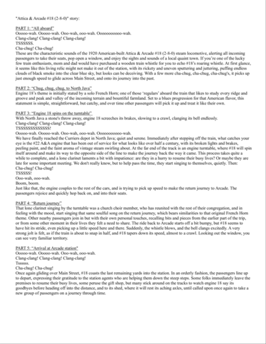 Attica & Arcade #18 (2-8-0) Concert Band scores gallery preview page 4