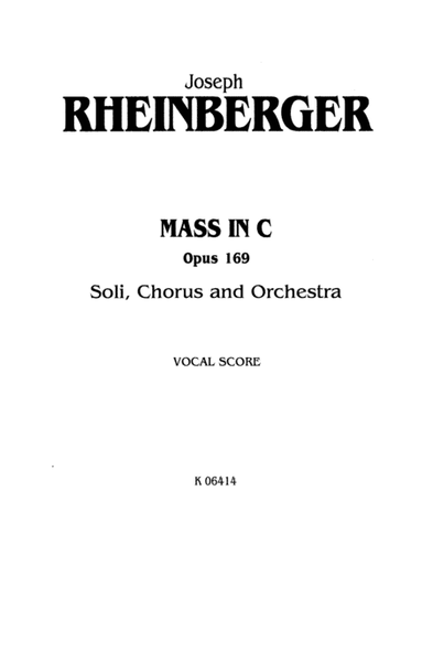 Mass in C, Op. 169
