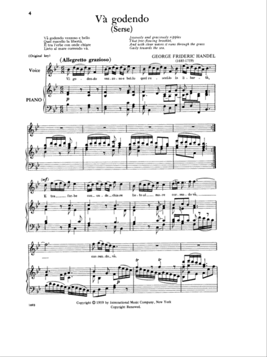 45 ARIAS from Operas and Oratorios for Voice and Piano (High Voice) High Voice scores gallery preview page 2