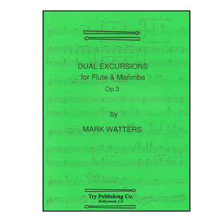 Book cover for Dual Excursions For Flute And Marimba